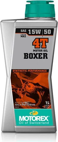 Aceite moto Motorex Boxer 4T 15W50 1L MT015H004T