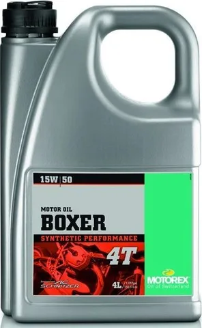 Aceite moto Motorex Boxer 4T 15W50 4L MT015I004T