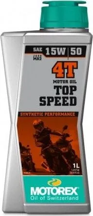Aceite moto Motorex Top Speed 4T 15W50 1L