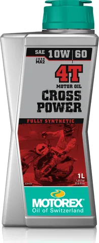 Aceite moto Motorex Cross Power 4T 10W60 1L