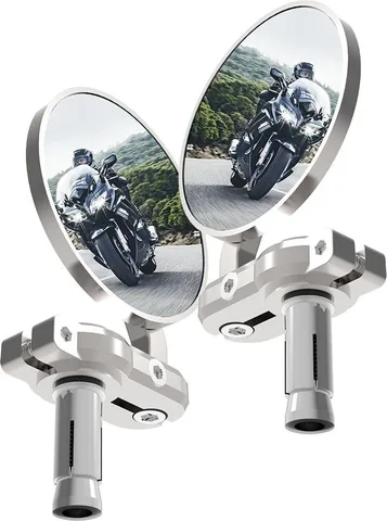Espejos para moto Oxford color plateado OX578