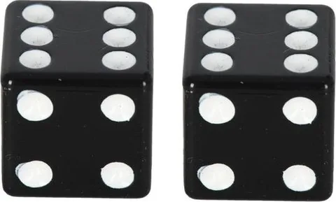 Tapones de válvula Oxford "Lucky Dice" - aleación