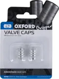 Oxford Tapones de válvula moto Oxford Gripper Silver OX761, foto 2