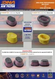DNA Filters Filtro de aire DNA para Kawasaki KLR 650 87 -12 R-K6E07-02, foto 3