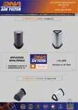 DNA Filters DNA filtro de aire Continental GT 650 18'-24' R-RE65N18-01, foto 2