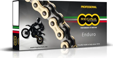 Cadena Regina 428 Enduro 130 pasos 126ORN 006