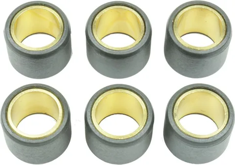 Kit de 6 rodillos de variador Athena 23x18 gr.15