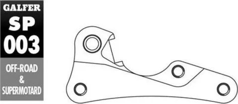 Soporte adaptador Honda 260MM
