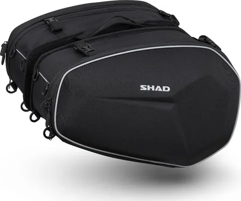 Alforjas expandibles moto Shad E48 2 unidades