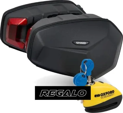 Alforjas laterales moto Hard Sell Shad E48SR 2 un