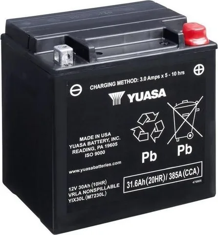 Batería para motocicleta Yuasa YIX30L-BS-PW MF