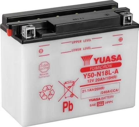 Batería para motocicleta Yuasa Y50-N18L-A Yumicon