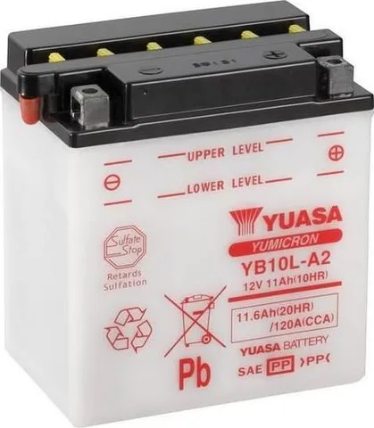 Batería para motocicleta Yuasa YB10L-A2 Yumicon