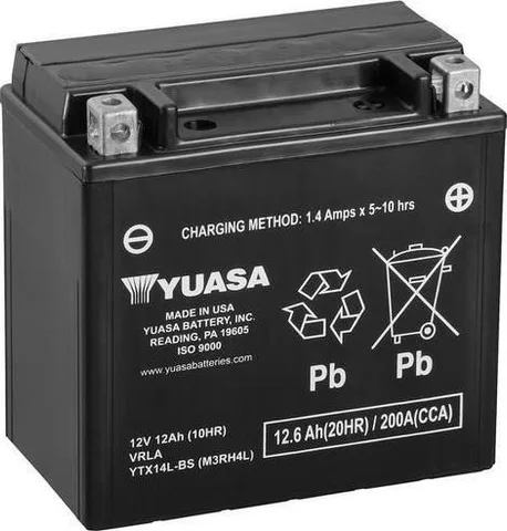 Batería para motocicleta Yuasa YTX14L-BS