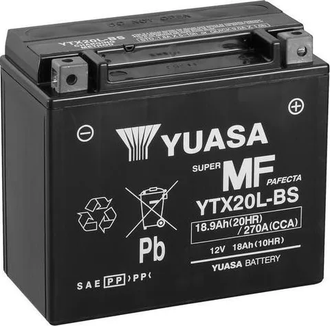 Batería para motocicleta Yuasa YTX201L-BS MF