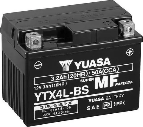 Batería para motocicleta Yuasa YTX4L-BS MF