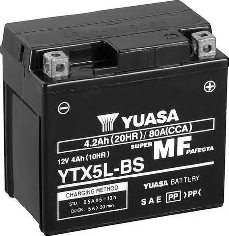 Batería para motocicleta Yuasa YTX5L-BS MF