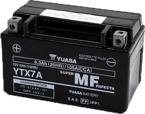 Batería para motocicleta Yuasa YTX7A MF