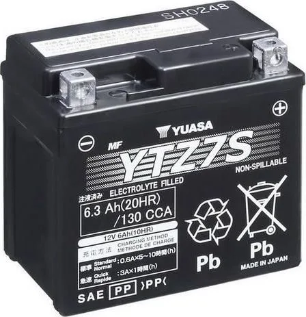 Batería para motocicleta Yuasa YTZ7S MF