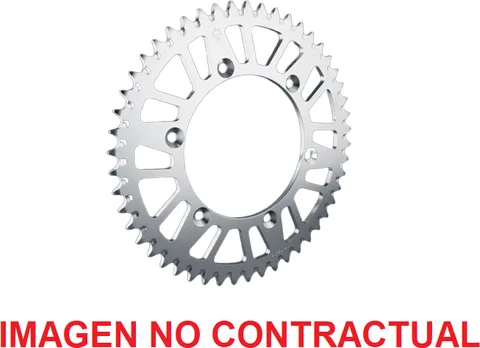 Corona de aluminio JT Sprockets 195048AL, 48 dientes, paso 520